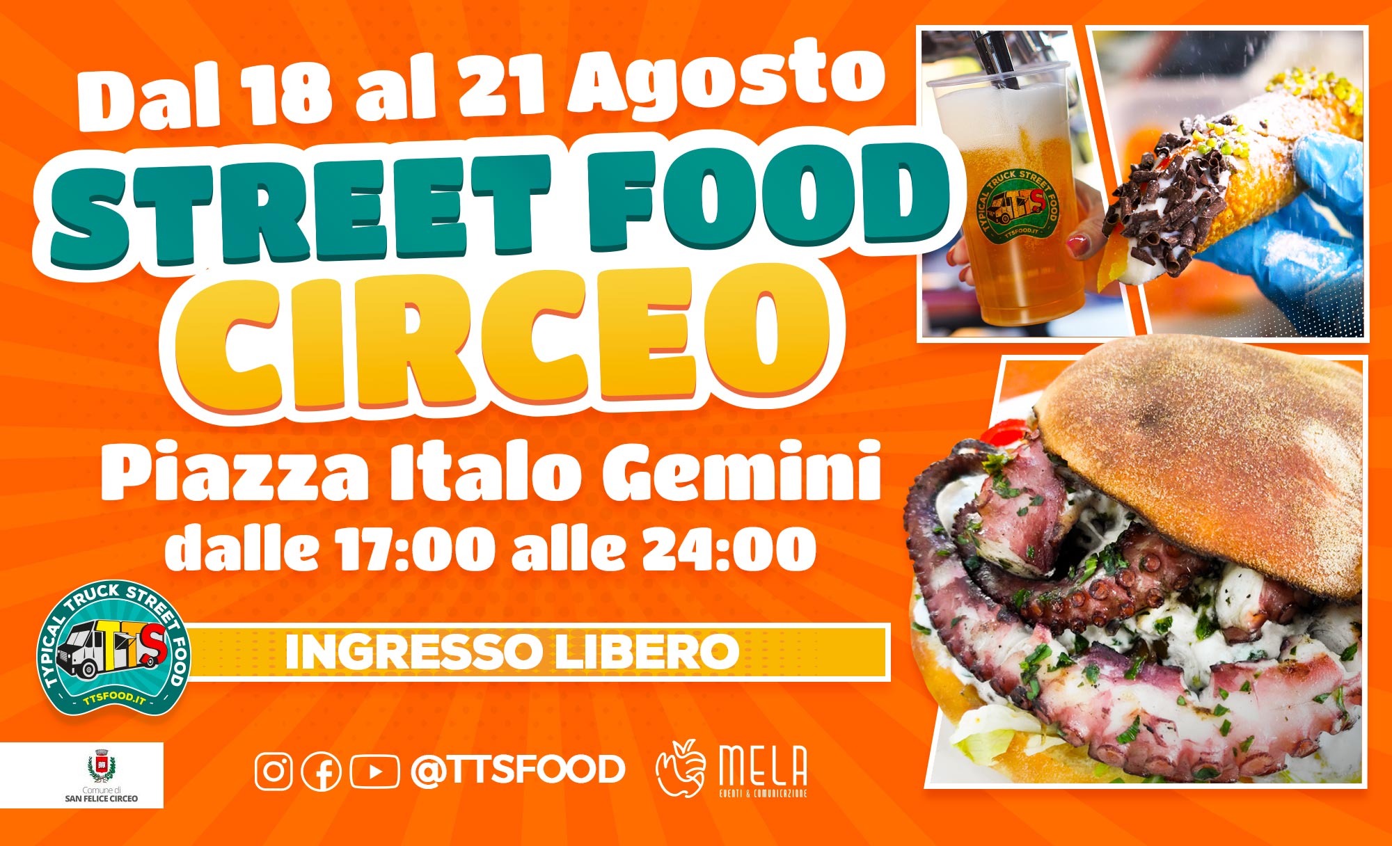 San Felice Circeo Street Food 18-21 Agosto