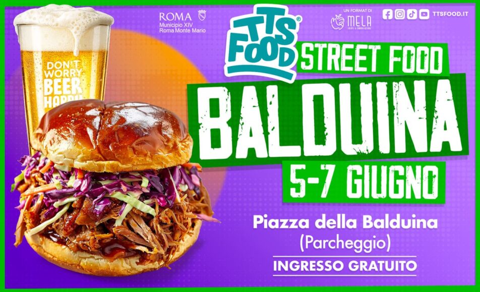 Locandina Balduina Street Food 05-07 Giugno