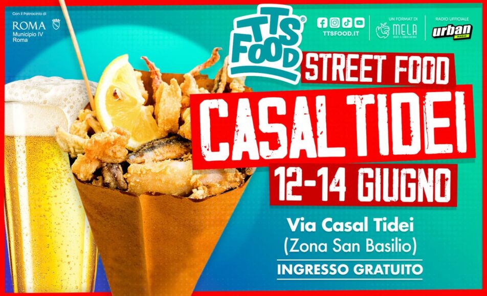 Locandina Casal Tidei Street Food 12-14 Giugno