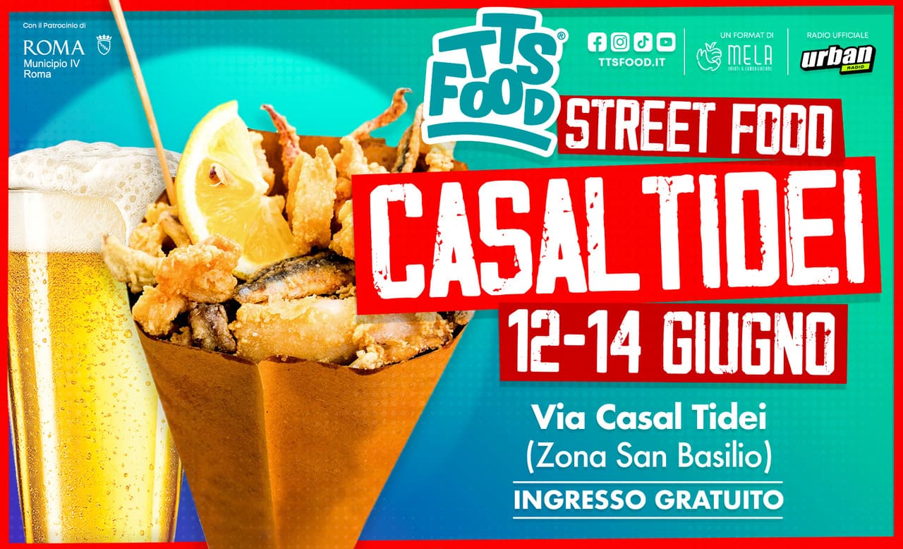 Locandina Casal Tidei Street Food 12-14 Giugno