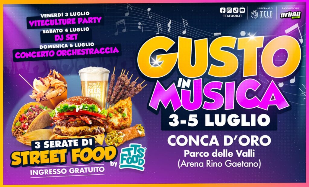 Locandina Gusto in Musica 03-05 Luglio
