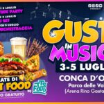 Locandina Gusto in Musica 03-05 Luglio