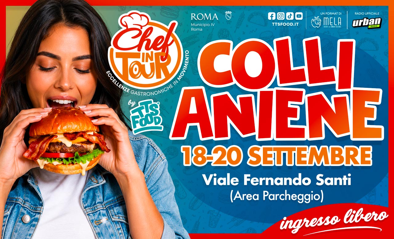 Colli Aniene - Chef in Tour 2026 Locandina Colli Aniene - Chef in Tour 2026