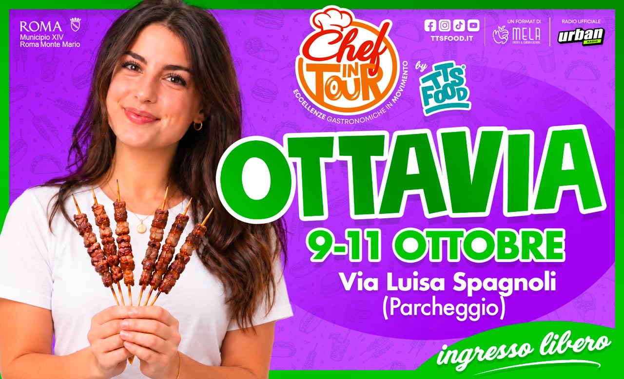 Ottavia - Chef in Tour 2026 Locandina Ottavia - Chef in Tour 2026